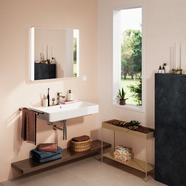 Hansgrohe Xanuia Q lavoar 80x48 cm dreptunghiular clasică alb luciu 60225450