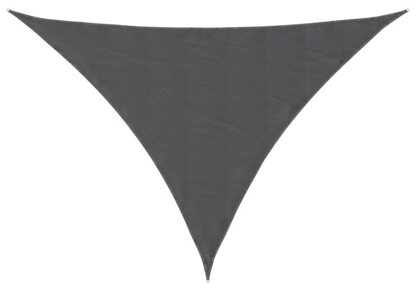 Pânză parasolar antracit 3x4x5 m țesătură oxford triunghiular