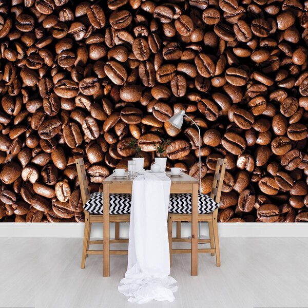 Fototapet - Boabe de cafea (254x184 cm)