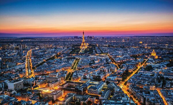 Fototapet - Paris (254x184 cm)