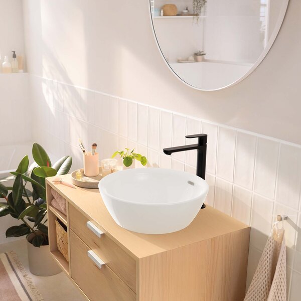 Hansgrohe Rebris S baterie lavoar stativ negru 72580670