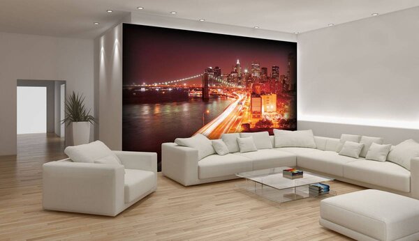 Fototapet - New York Brooklyn Bridge City (152,5x104 cm)