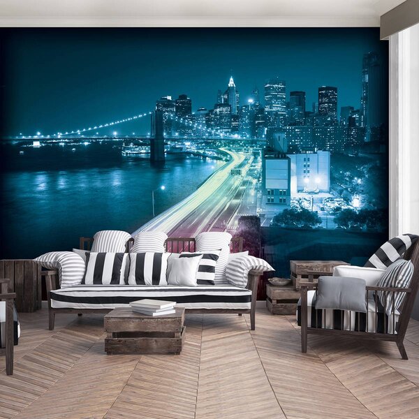 Fototapet - New York Brooklyn Bridge City (152,5x104 cm)