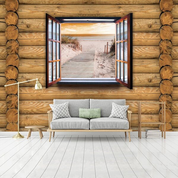 Fototapet - Privire spre plaja (152,5x104 cm)