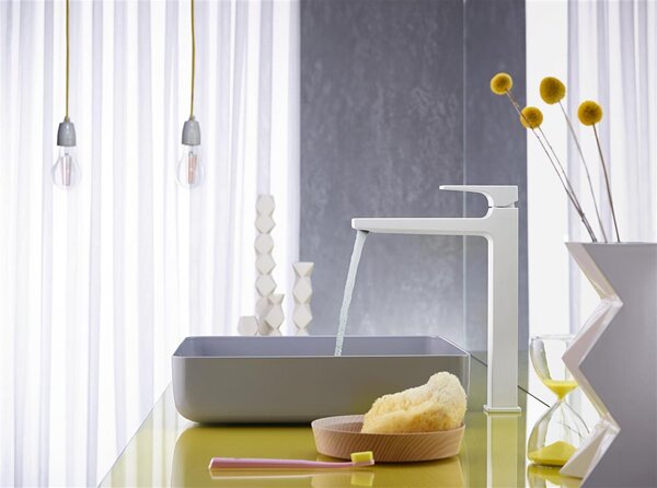 Hansgrohe Metropol baterie lavoar stativ alb 32512700
