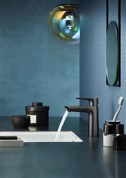 Hansgrohe Talis E baterie lavoar stativ negru 71713340