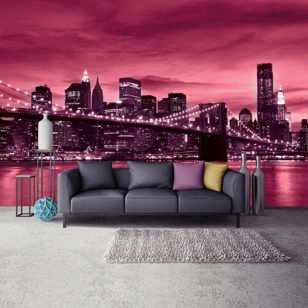 Fototapet - New York Brooklyn Bridge City (152,5x104 cm)