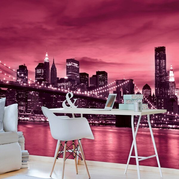 Fototapet - New York Brooklyn Bridge City (152,5x104 cm)