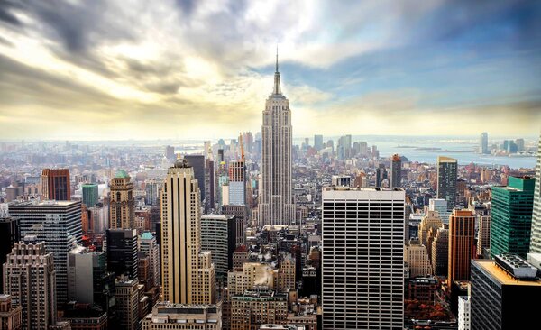 Fototapet - Panoama New York-ului (152,5x104 cm)
