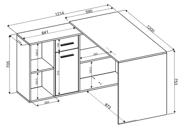 Masă PC. Promo -19%. 1041640