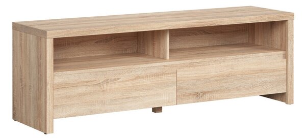 Comodă TV Nolroma 128, Stejar Sonoma, PAL laminat, 49x144x41cm, 31 kg