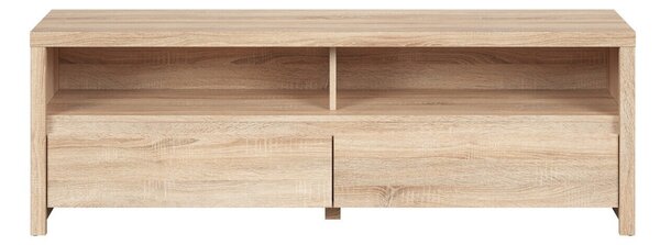 Comodă TV Nolroma 128, Stejar Sonoma, PAL laminat, 49x144x41cm, 31 kg