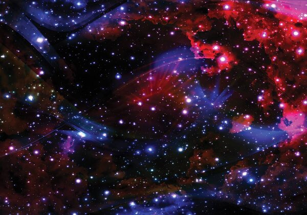 Fototapet - Cosmos colorat (152,5x104 cm)