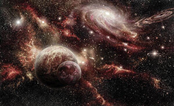 Fototapet - Univers luminos (254x184 cm)