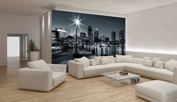 Fototapet - New York noaptea (254x184 cm)