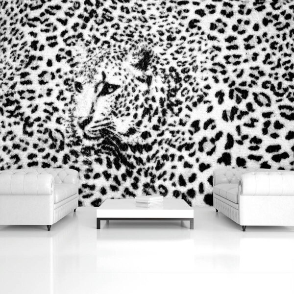Fototapet - Albnegru gepard (152,5x104 cm)