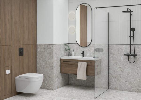 Grohe Start baterie lavoar stativ negru 235752432