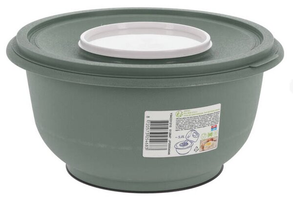Bol pentru aluat cu capac, 5 l