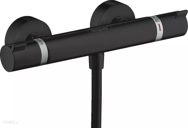 Hansgrohe Ecostat baterie de duș perete cu termostat negru 13116670