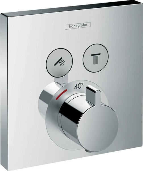 Hansgrohe Select baterie cadă-duș ascuns cu termostat crom 15763000