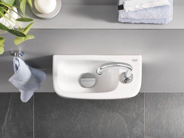 Grohe Euro Ceramic lavoar 37x18 cm semicircular clasică alb luciu 39327000