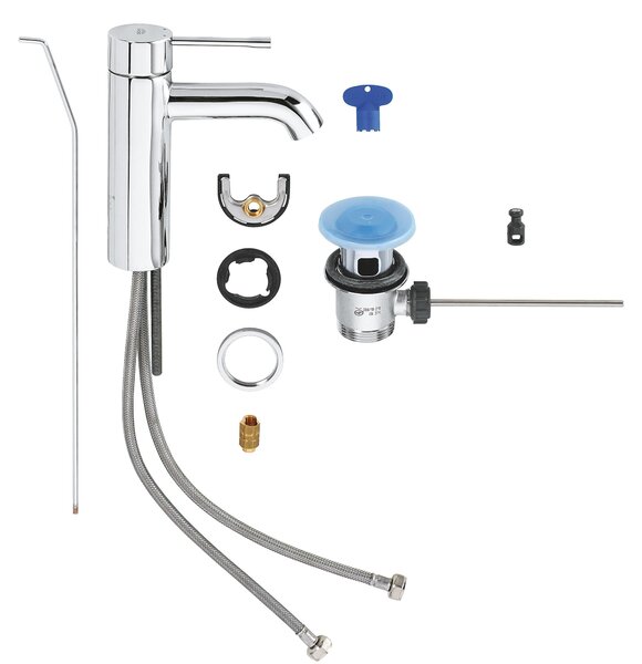 Grohe Essence baterie lavoar stativ StarLight Chrome 23589001
