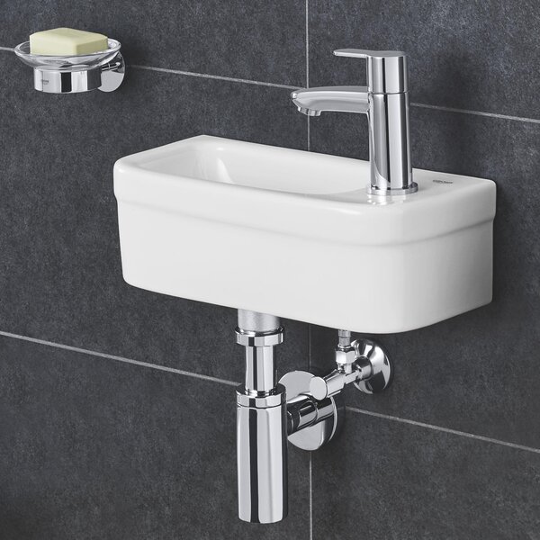 Grohe Euro Ceramic lavoar 37x18 cm semicircular clasică alb luciu 39327000