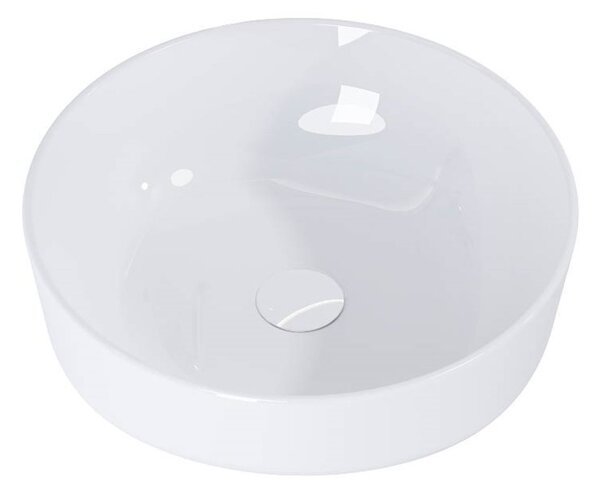 Elita Lorca lavoar 41.5x41.5 cm rotund de blat alb luciu RE040420048060