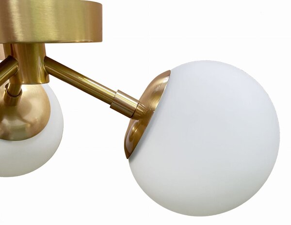 Light Prestige Dorado lampă de tavan 3x40 W alb-auriu LP-002/3C