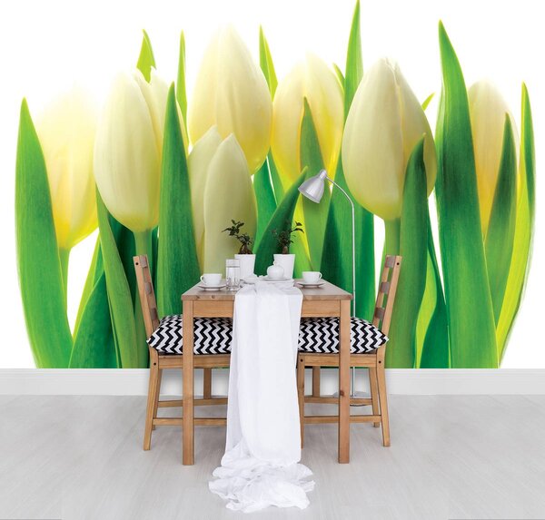 Fototapet - Arta florală - abstract (152,5x104 cm)