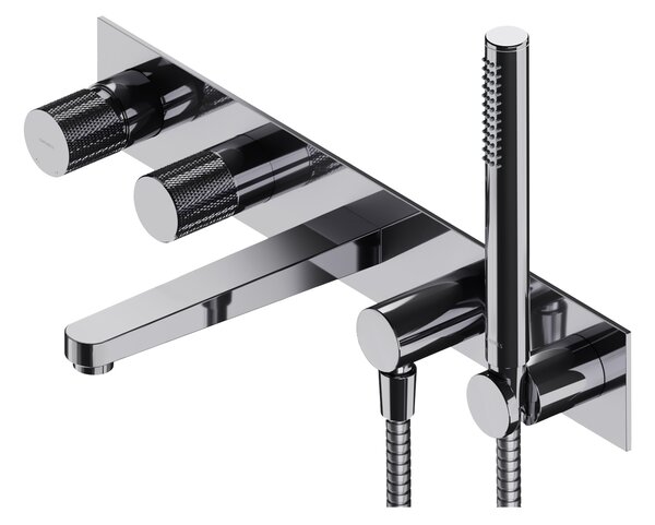 Omnires Contour baterie cadă-duș ascuns crom CT8037/1CR