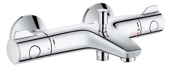 Grohe Grohtherm 800 baterie cadă-duș perete cu termostat StarLight Chrome 34576000