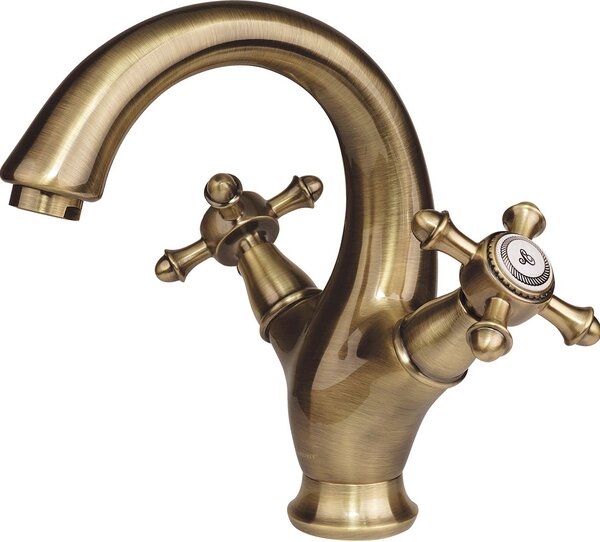 Omnires Retro baterie lavoar stativ alamă/bronz antic RE7210BR