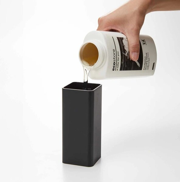 Dozator de săpun lichid negru autoadeziv din plastic 230 ml Film Hook – YAMAZAKI
