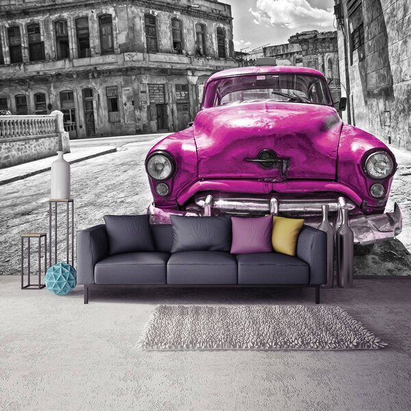 Fototapet - Mașină Vintage Cubaneză (152,5x104 cm)