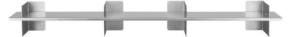 Raft argintiu din metal 120 cm Tivo – noo.ma