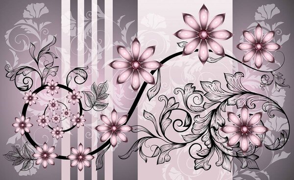 Fototapet - Flori (152,5x104 cm)