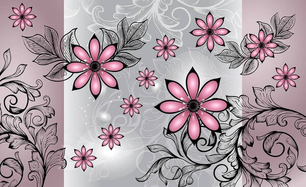 Fototapet - Flori (152,5x104 cm)