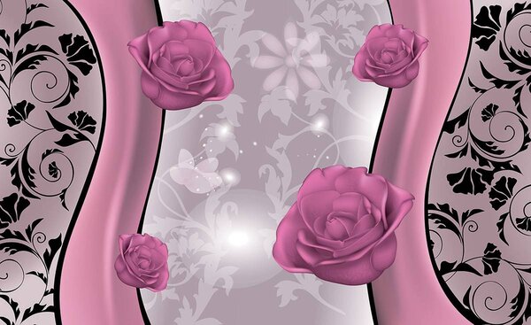 Fototapet - Flori (152,5x104 cm)