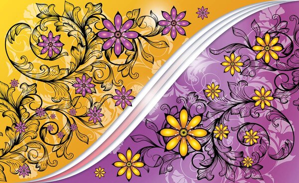 Fototapet - Flori (152,5x104 cm)