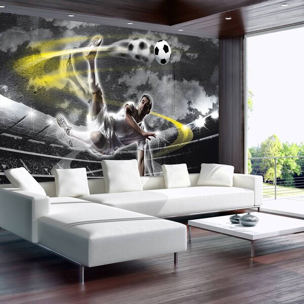 Fototapet - Fotbalistul în acțiune (152,5x104 cm)