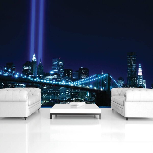 Fototapet - New York Brooklyn Bridge City (152,5x104 cm)