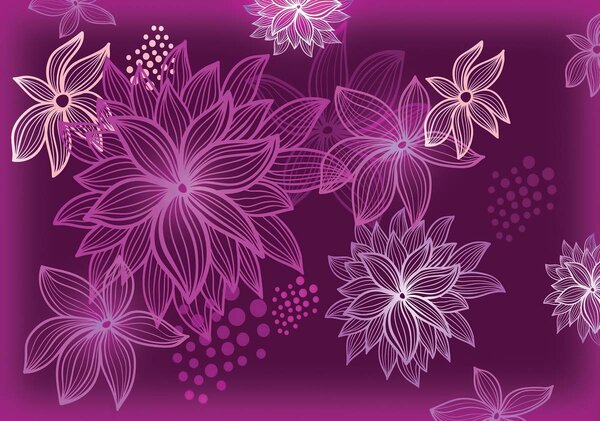 Fototapet - Flori (152,5x104 cm)
