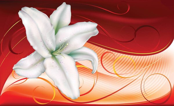Fototapet - Arta abstractă a Lili Hearts (152,5x104 cm)