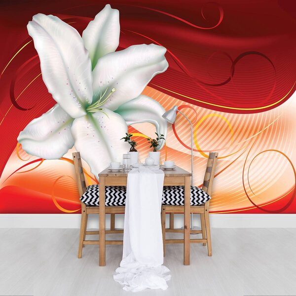 Fototapet - Arta abstractă a Lili Hearts (152,5x104 cm)