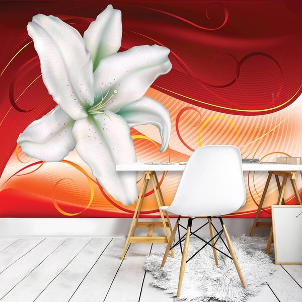 Fototapet - Arta abstractă a Lili Hearts (152,5x104 cm)