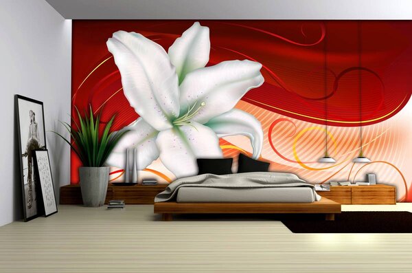 Fototapet - Arta abstractă a Lili Hearts (152,5x104 cm)