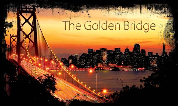 Fototapet - Golden Gate Bridge (152,5x104 cm)
