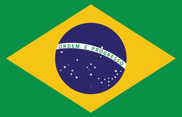 Fototapet - Steagul Braziliei (152,5x104 cm)