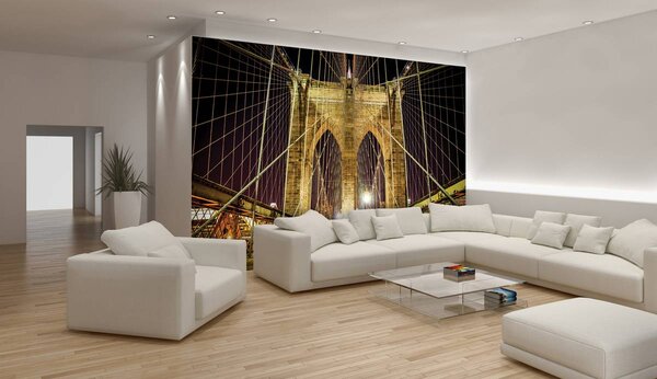 Fototapet - New York City Urban Brooklyn Bridge (152,5x104 cm)